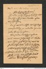 Nachlass Franz Steindachner, Brief von Josef Sturm an Franz Steindachner, Inv.Nr. 526.11, Seite 1